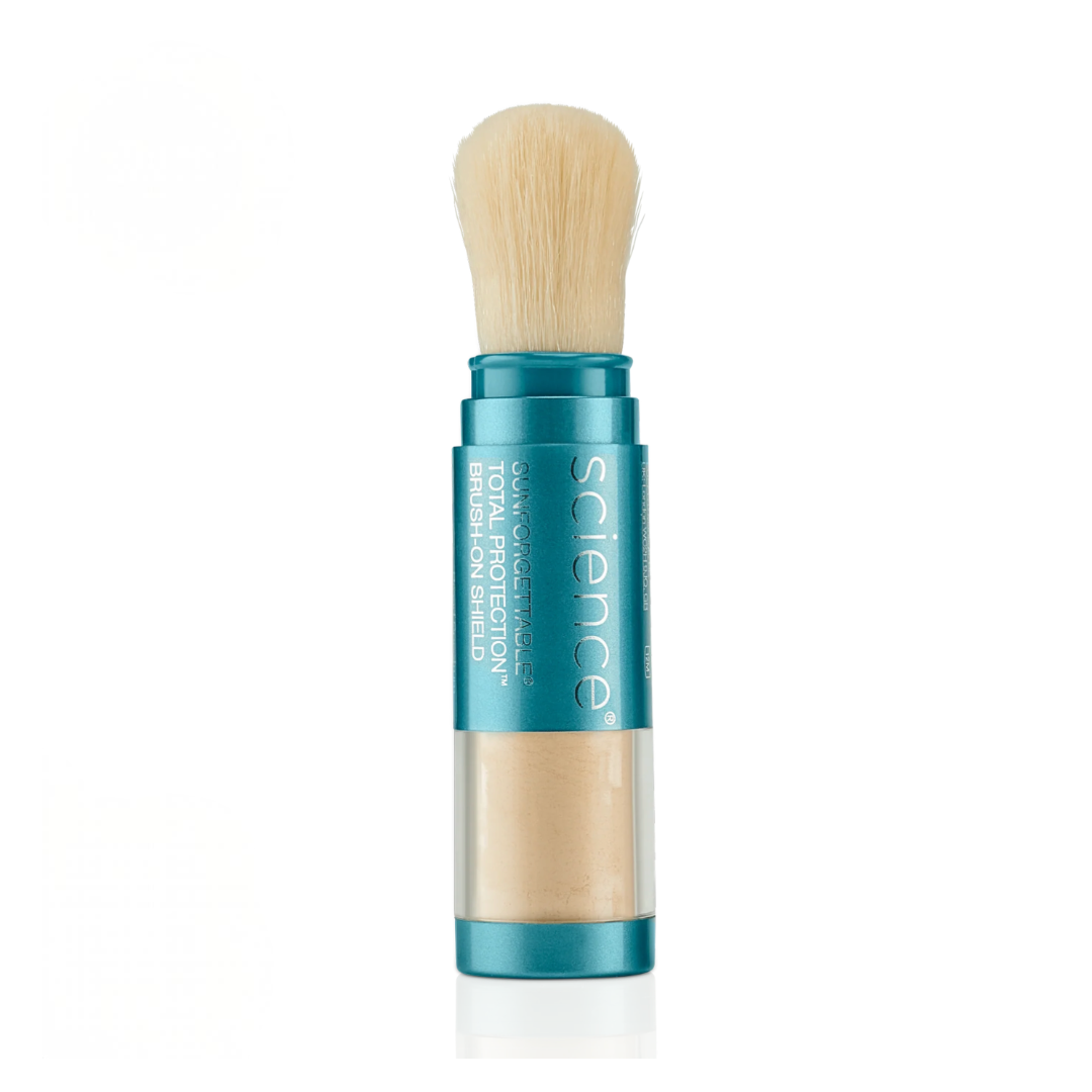 Colorescience SUNFORGETTABLE TOTAL PROTECTION BRUSH-ON SHIELD SPF 30 | Šepetėlis su mineraline pudra