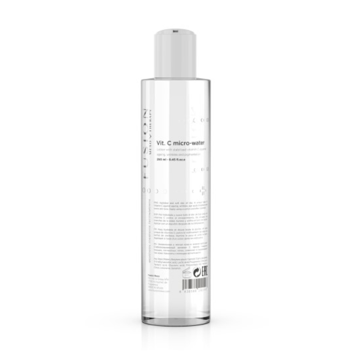 Fusion Mesotherapy VIT. C MICRO-WATER | Micelinis vanduo ir tonikas su Vitaminu C