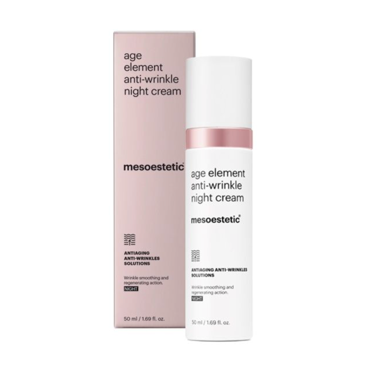 Mesoestetic AGE ELEMENT® ANTI-WRINKLE NIGHT CREAM | Atkuriamasis naktinis veido kremas