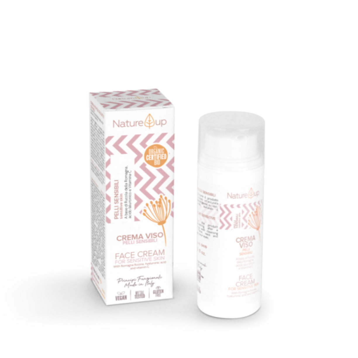 Nature Up SENSITIVE SKIN FACE CREAM | Jautrios odos kremas