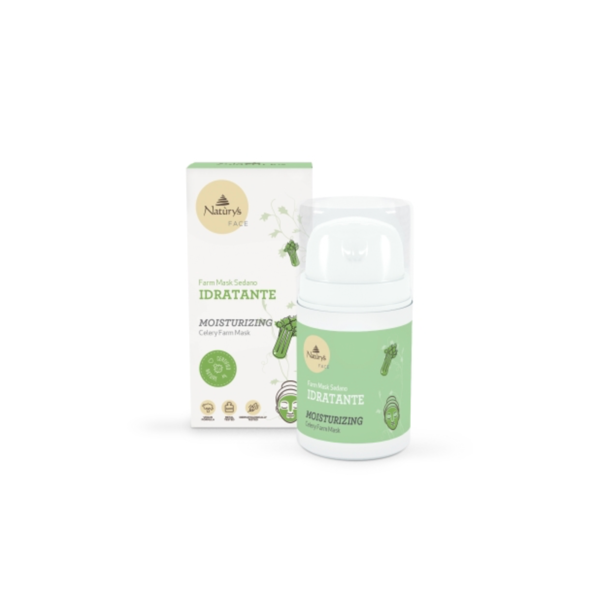 Naturys CELERY MASK | Drėkinamoji kaukė