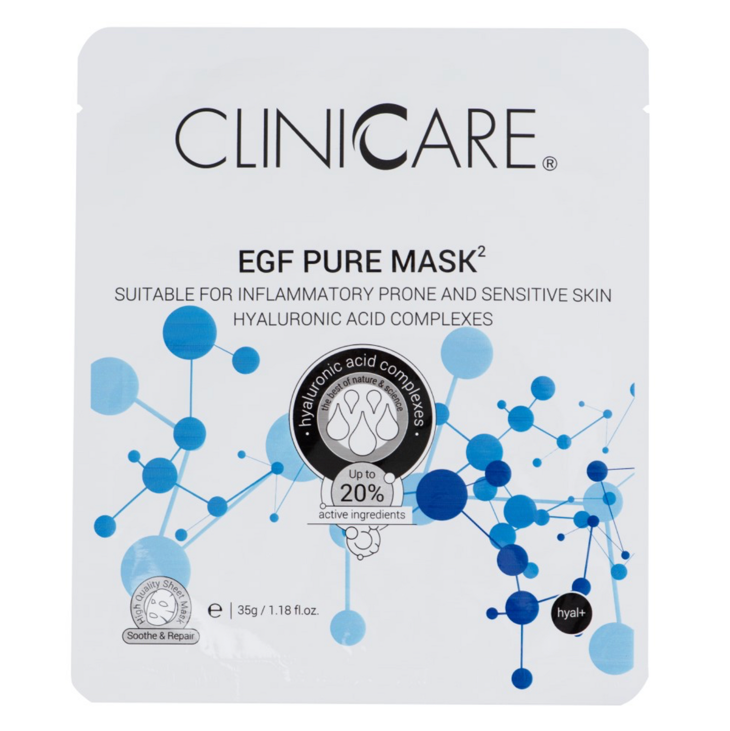 EGF PURE MASK | Priešuždegiminė veido kaukė