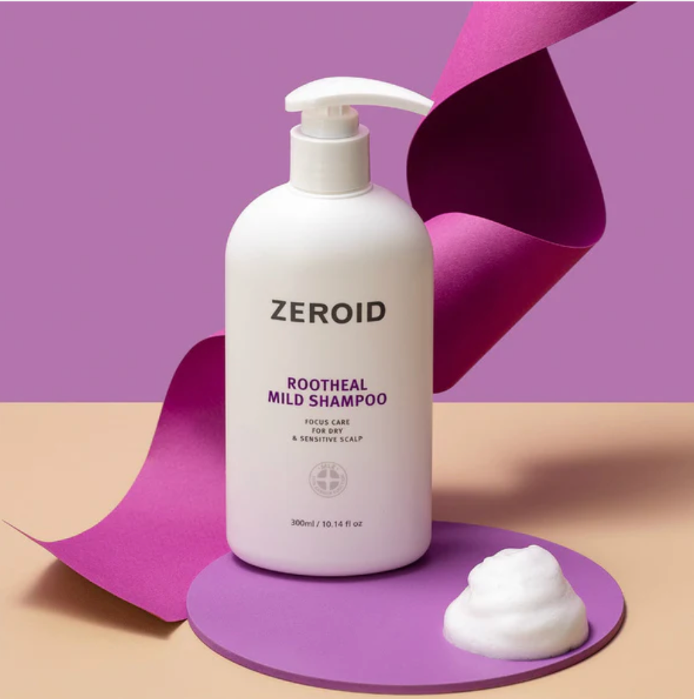 Zeroid ROOTHEAL MILD SHAMPOO | Plaukus stiprinantis šampūnas