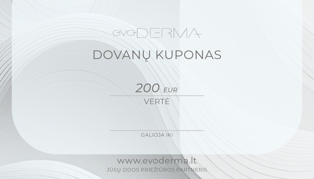 evoderma.lt Dovanų kuponas
