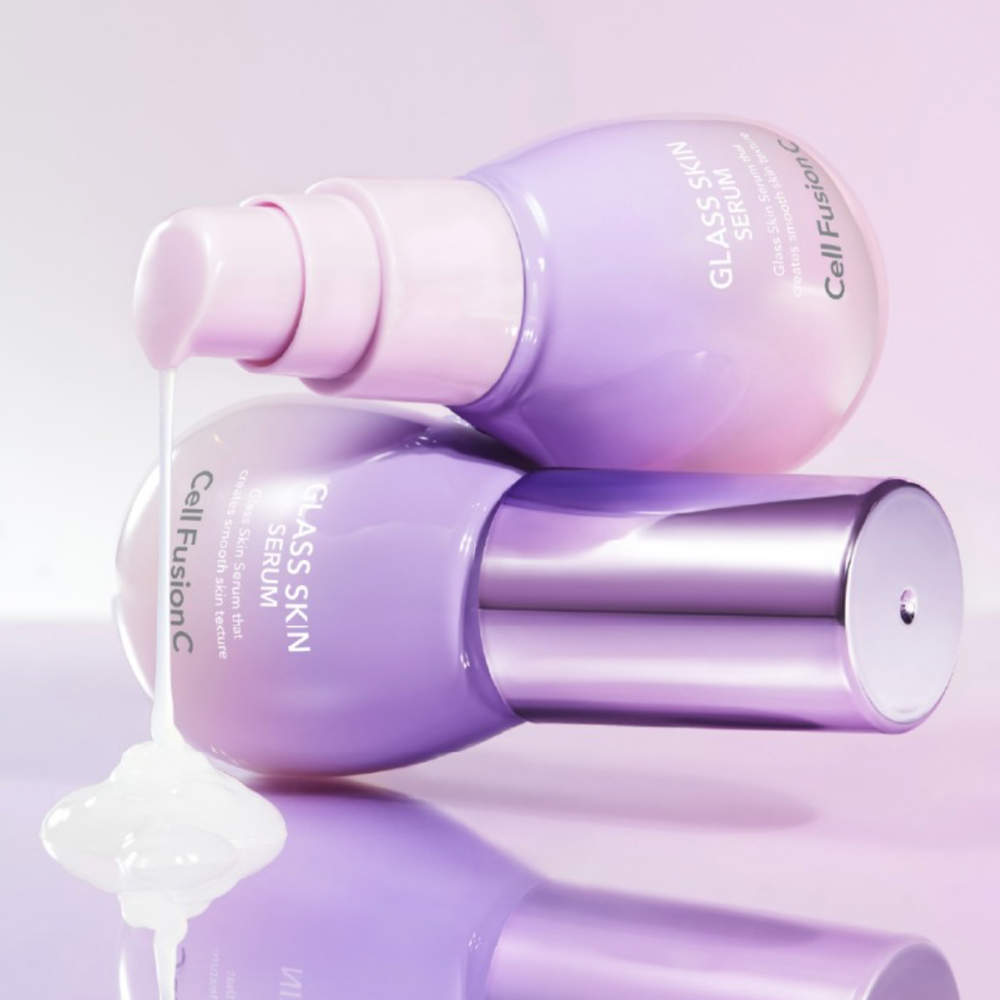Cell Fusion C GLASS SKIN SERUM | Odos tekstūrą pagerinantis serumas