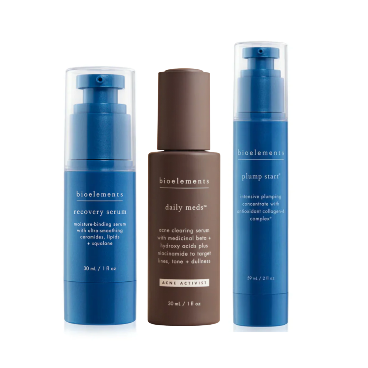 Bioelements veido serumai - intensyvi odos priežiūra | evoderma.lt