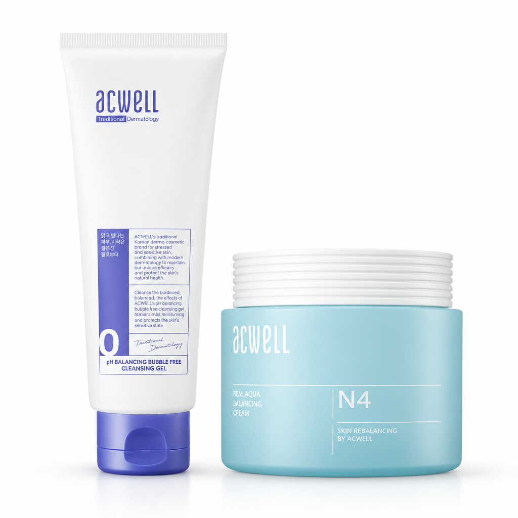 ACWELL FRESH SKIN DUO | Duetas švelniam prausimui ir giliam odos drėkinimui