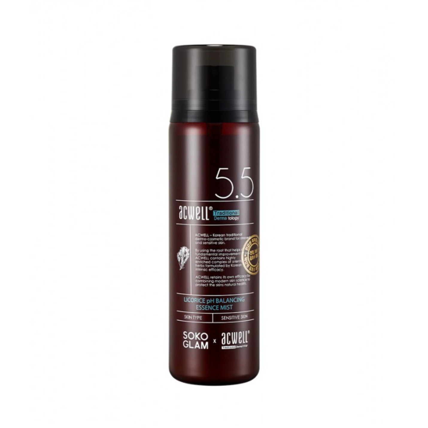ACWELL LICORICE pH BALANCING ESSENCE MIST | Drėkinanti ir balansuojanti dulksna jautriai odai