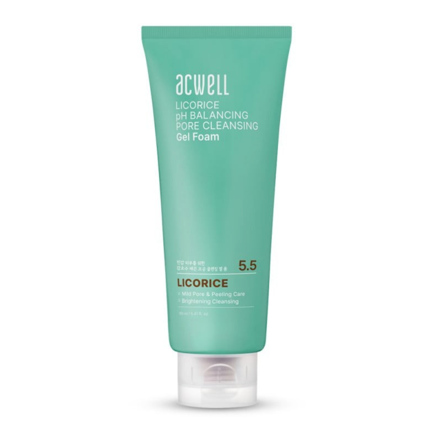 ACWELL LICORICE pH BALANCING PORE CLEANSING GEL FOAM | Balansuojantis veido prausiklis su saldymedžiu