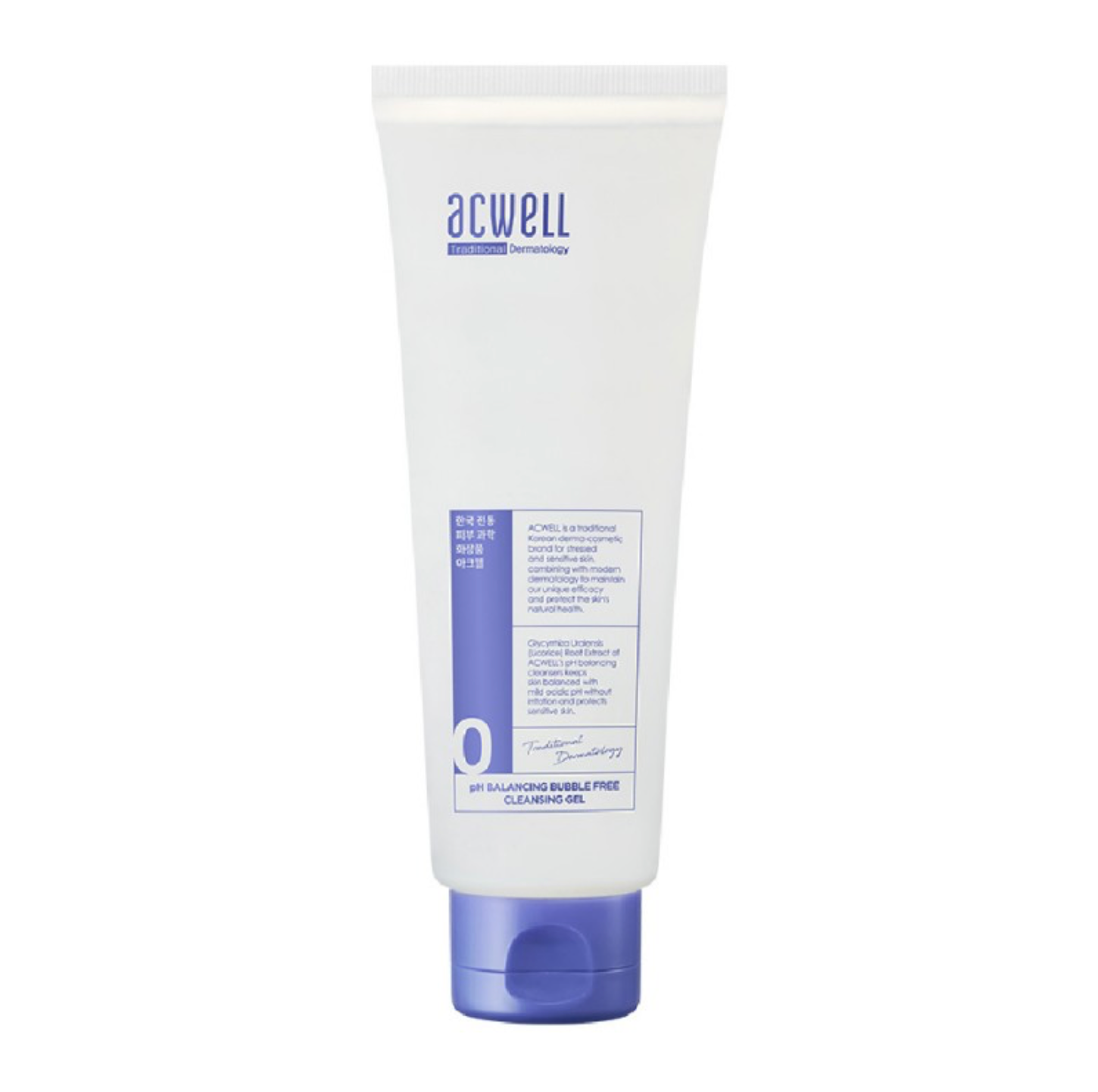 ACWELL PH BALANCING BUBBLE FREE CLEANSING GEL | pH lygį balansuojantis gelinis veido prausiklis