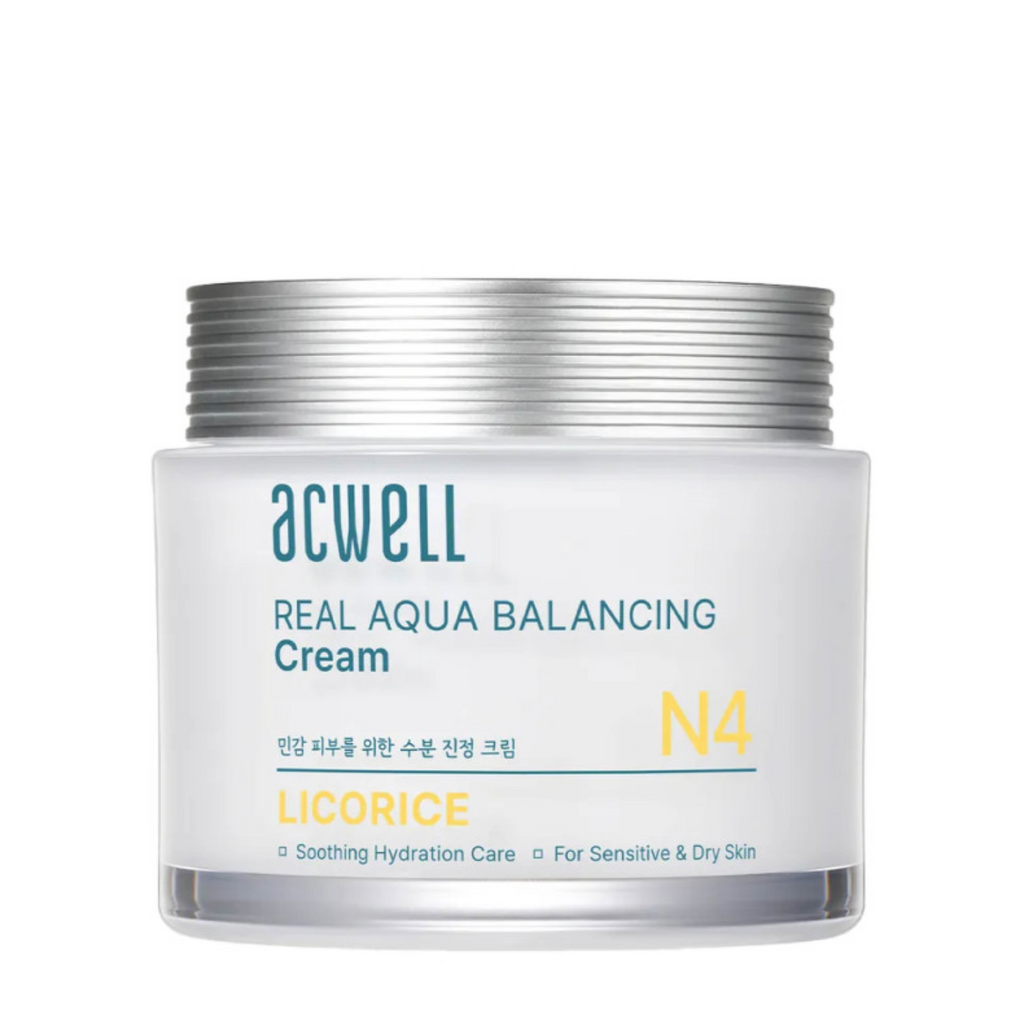 ACWELL REAL AQUA BALANCING CREAM | Stipriai drėkinantis ir raminantis kremas 