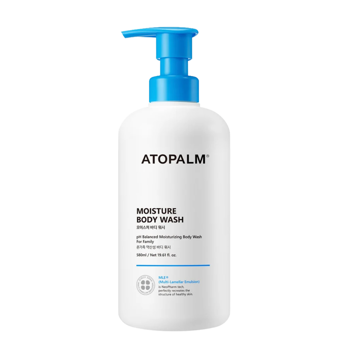 ATOPALM MOISTURE BODY WASH | Itin švelnus drėkinantis prausiklis kūnui