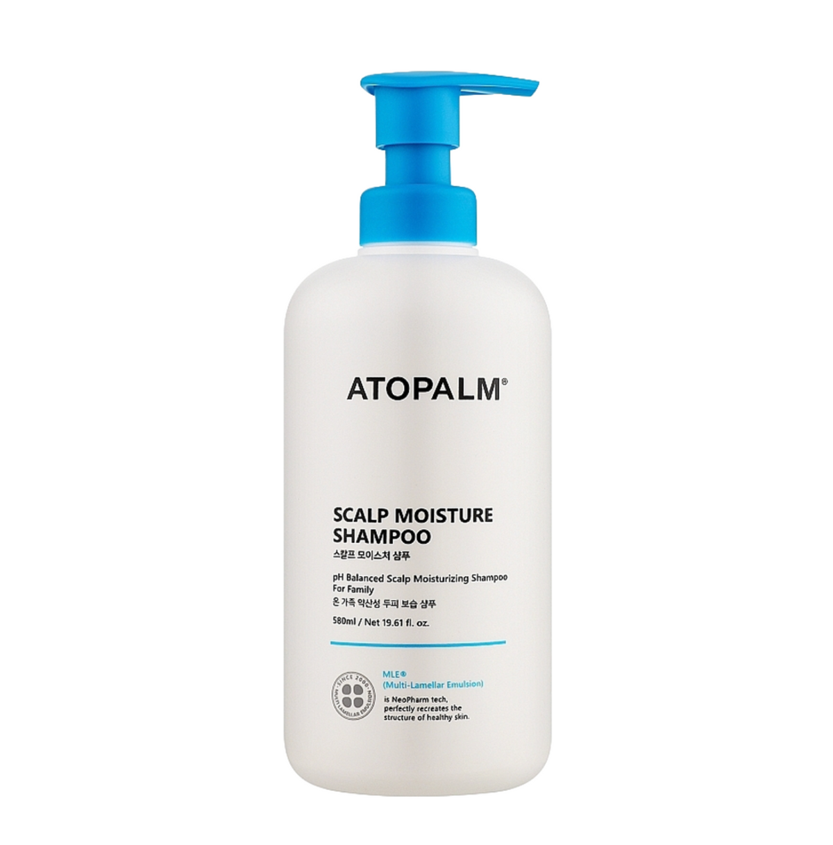 ATOPALM SCALP MOISTURE SHAMPOO | Ypač švelnus drėkinantis šampūnas skalpui