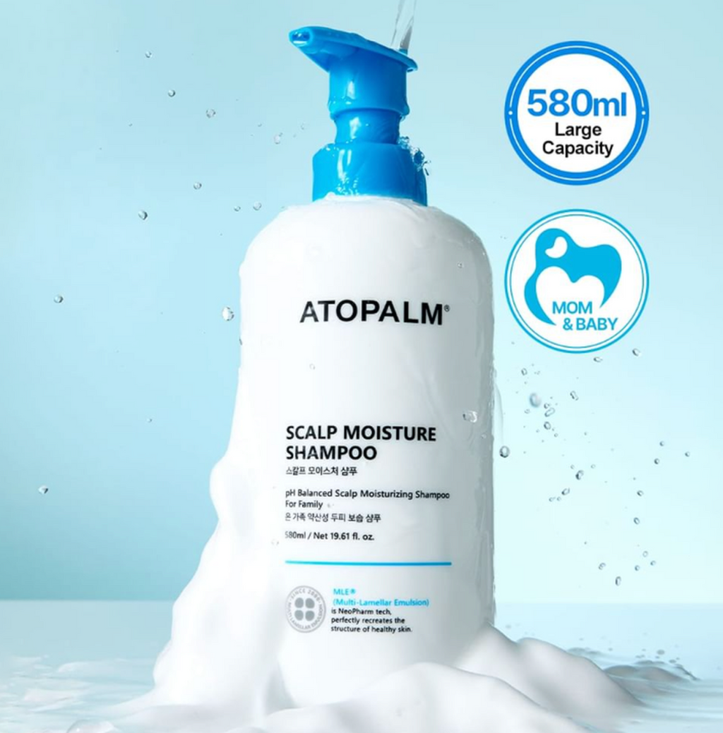 ATOPALM SCALP MOISTURE SHAMPOO | Ypač švelnus drėkinantis šampūnas skalpui