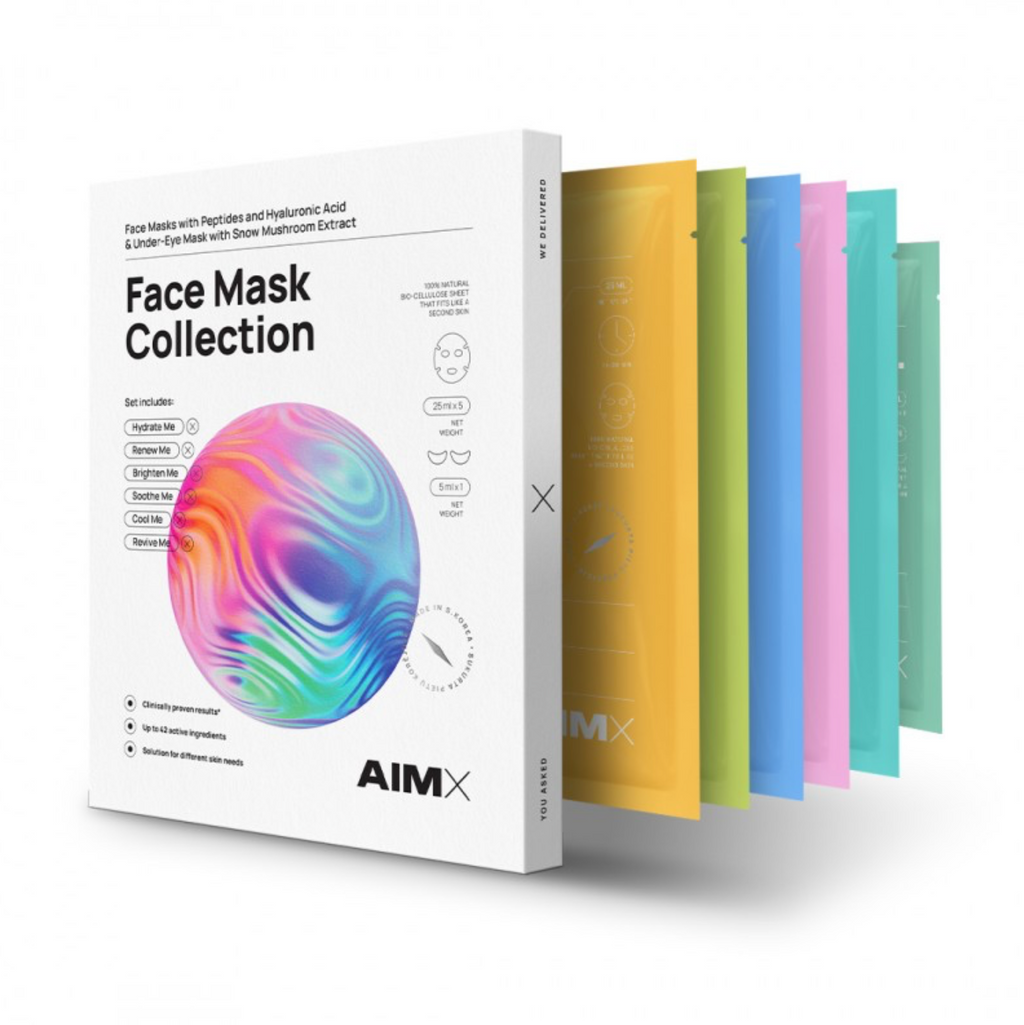 AimX FACE MASK COLLECTION | Lakštinių kaukių rinkinys