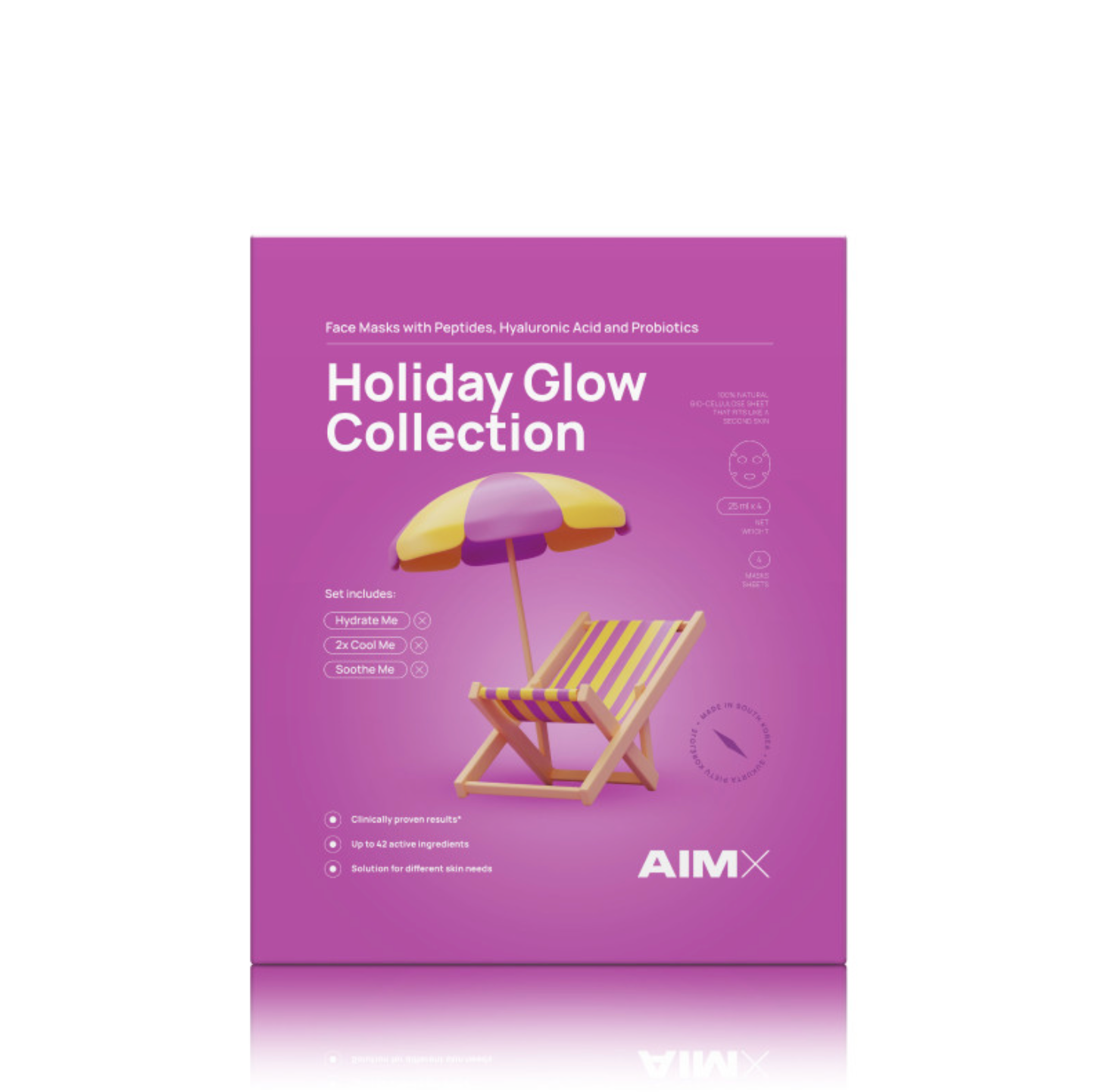 AimX HOLIDAY LIMITED EDITION | Lakštinių kaukių rinkinys