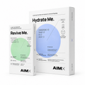 AimX HYDRATE+REVIVE ME | Lakštinių kaukių rinkinys veidui ir paakiams