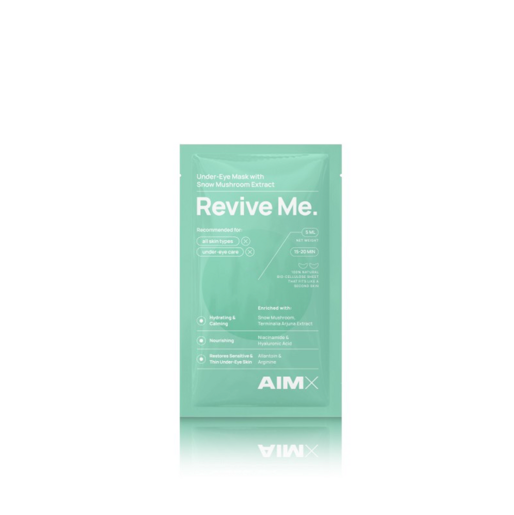 AimX REVIVE ME | Drėkinanti ir gaivinanti paakių kaukė su hialuronu