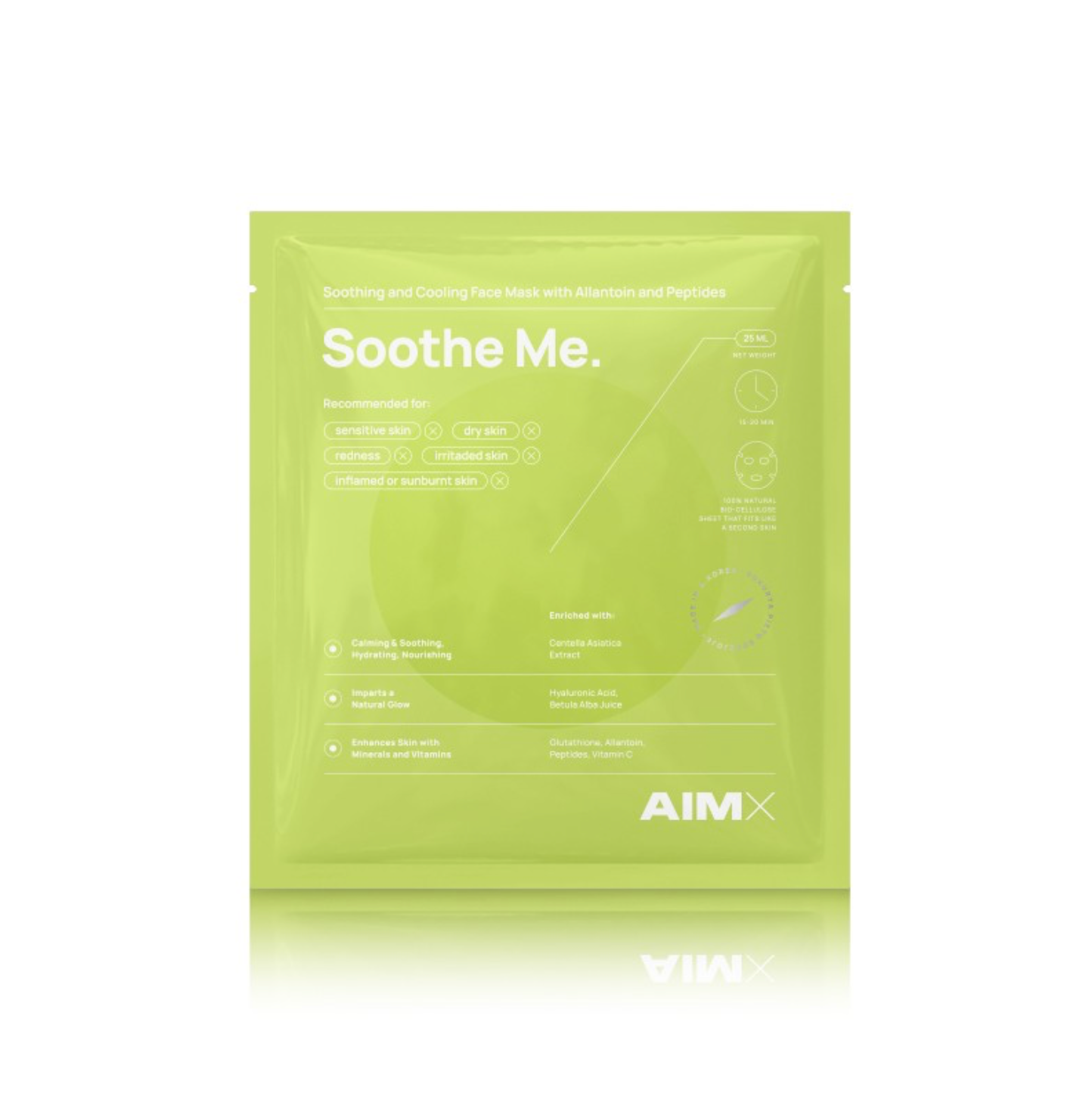 AimX SOOTHE ME | Greito poveikio raminanti veido kaukė su peptidais 