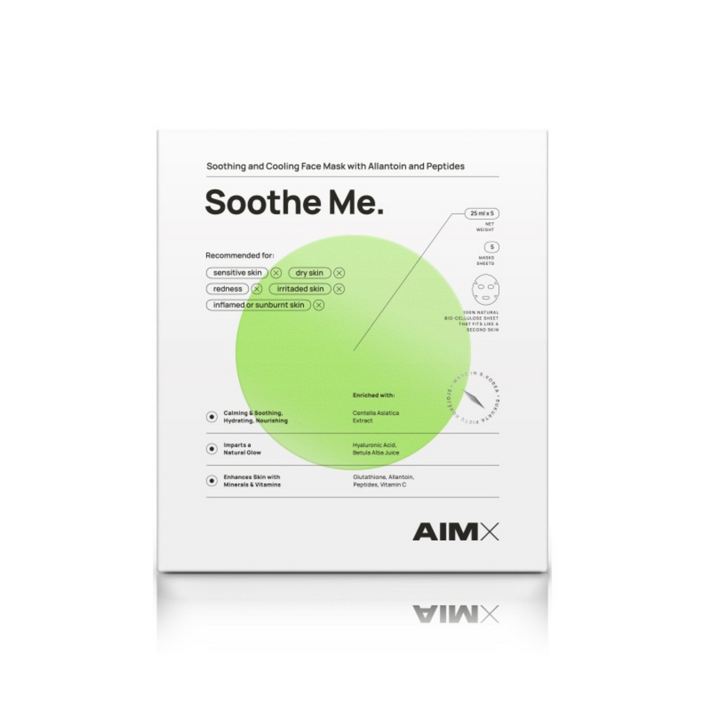 AimX SOOTHE ME | Greito poveikio raminanti veido kaukė su peptidais 