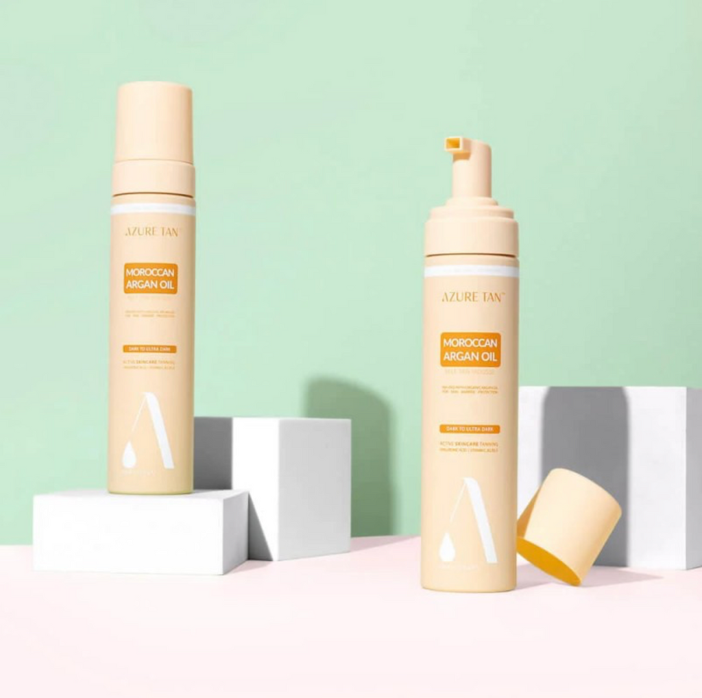 Azure Tan ARGAN OIL - DARK TO ULTRA DARK | Greito poveikio savaiminio įdegio putos 