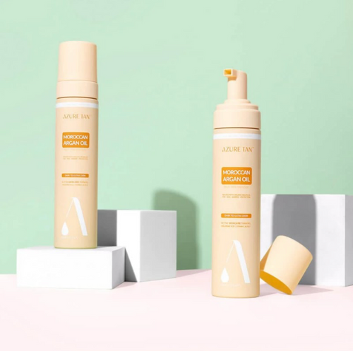 Azure Tan ARGAN OIL - DARK TO ULTRA DARK | Greito poveikio savaiminio įdegio putos 