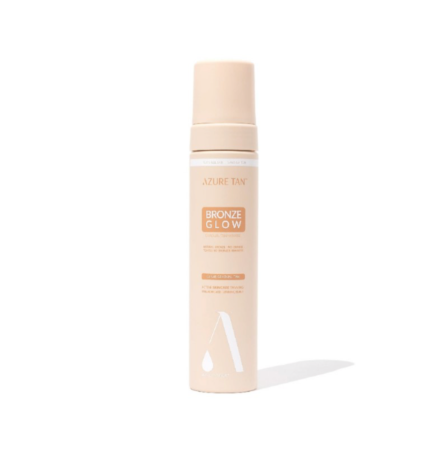 Azure Tan BRONZE GLOW - GRADUAL TAN | Palaipsninį švytintį bronzinį svaiminio įdegio efektą suteikiančios putos