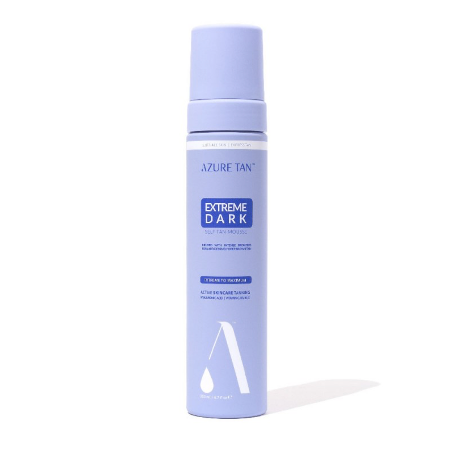 Azure Tan EXTREME DARK - EXTREME TO MAX | Greito poveikio savaiminio įdegio putos - itin tamsus atspalvis