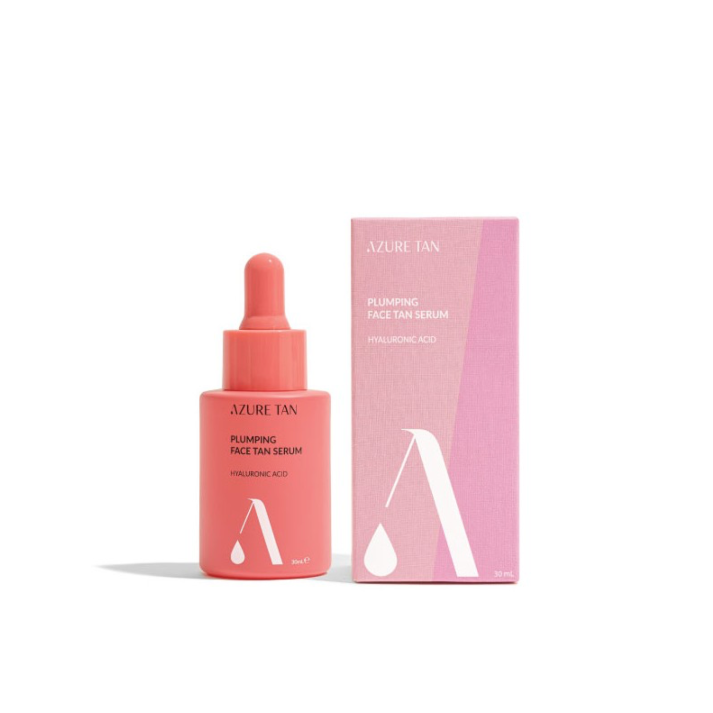 Azure Tan FACE PLUMPING TAN SERUM | Putlinantis hialurono rūgšties veido serumas su savaiminio įdegio efektu