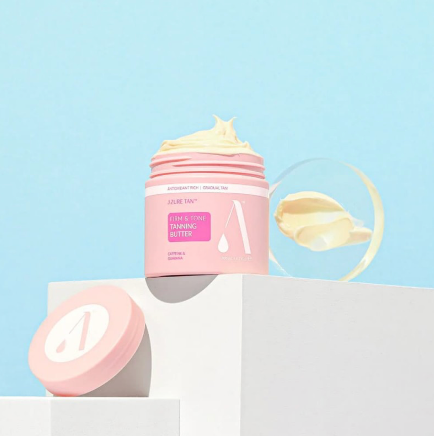 Azure Tan FIRM&TONE TANNING BUTTER | Stangrinantis savaiminio įdegio kūno sviestas