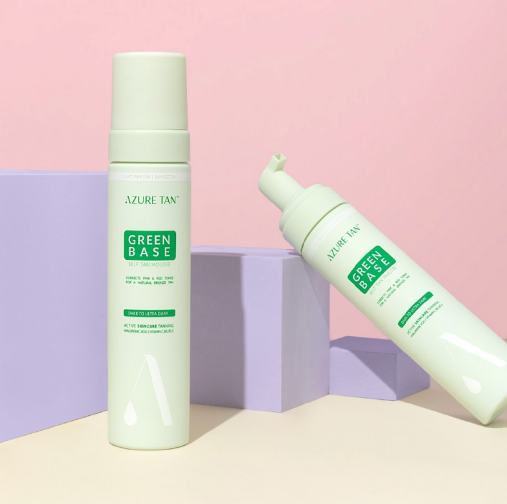Azure Tan GREEN BASE DARK TO ULTRA DARK | Greito poveikio savaiminio įdegio putos – tamsus atspalvis