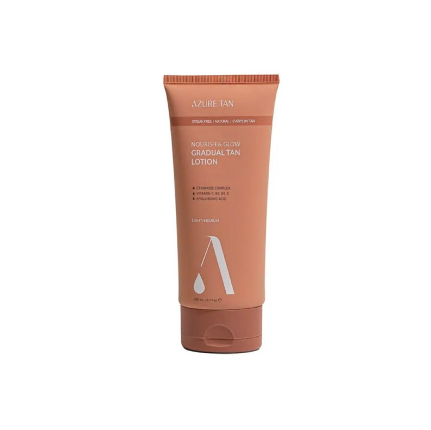 Azure Tan NOURISH&GLOW | Šviesus/vidutinis savaiminio įdegio losjonas