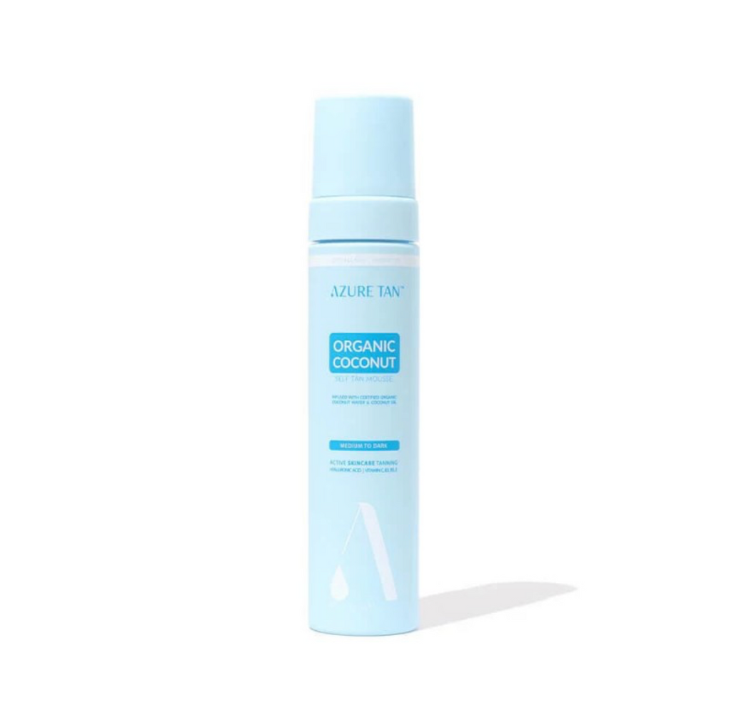 Azure Tan ORGANIC COCONUT - MEDIUM TO DARK | Greito poveikio drėkinančios savaiminio įdegio putos