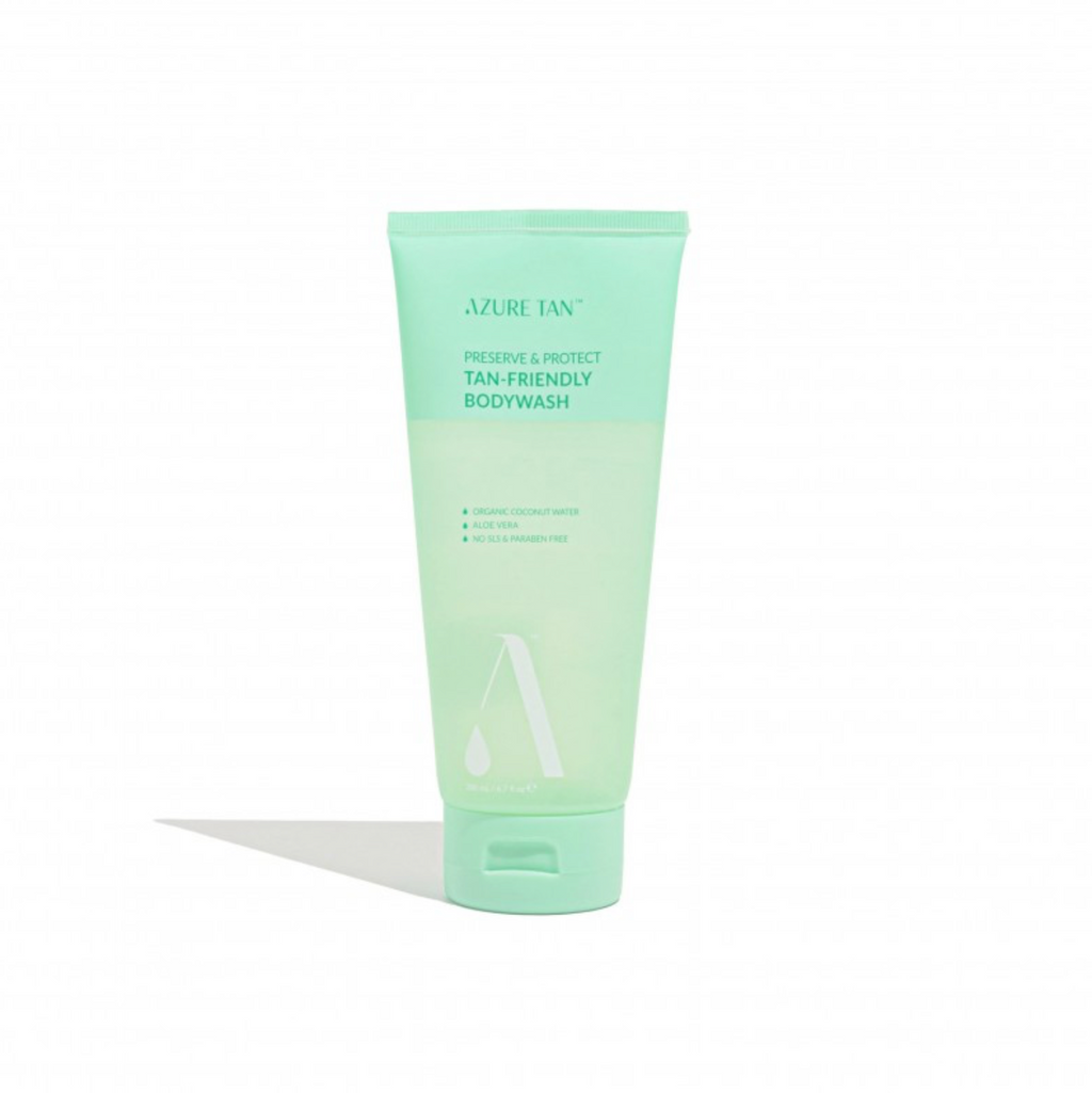 Azure Tan PRESERVE&PROTECT TAN FRIENDLY BODY WASH | Savaiminį įdegį apsaugantis kūno prausiklis