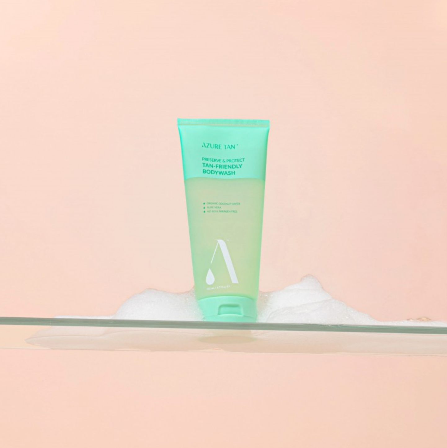 Azure Tan PRESERVE&PROTECT TAN FRIENDLY BODY WASH | Savaiminį įdegį apsaugantis kūno prausiklis