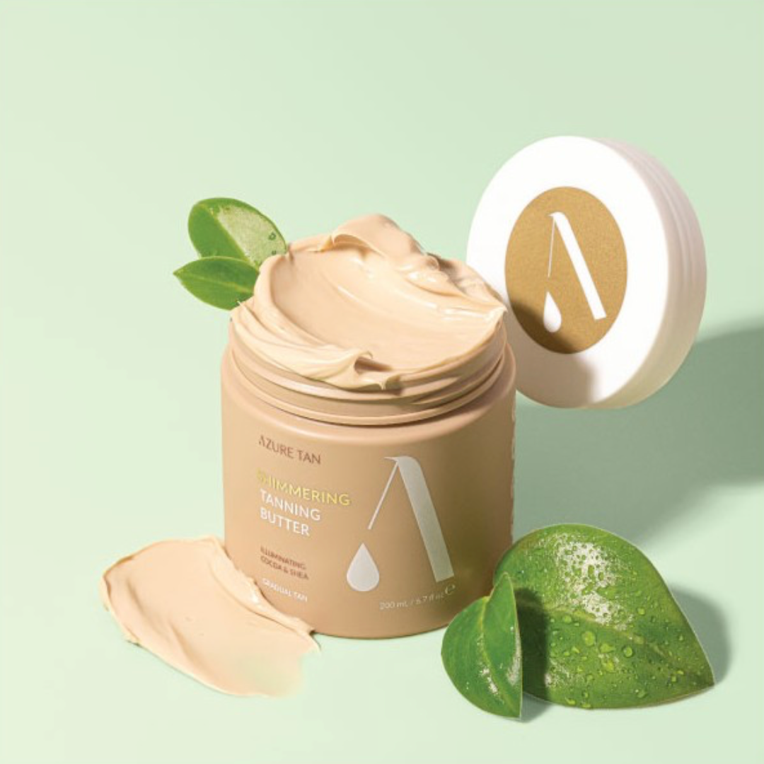 Azure Tan SHIMMERING TANNING BUTTER | Žėrėjimą suteikiantis savaiminio įdegio sviestas