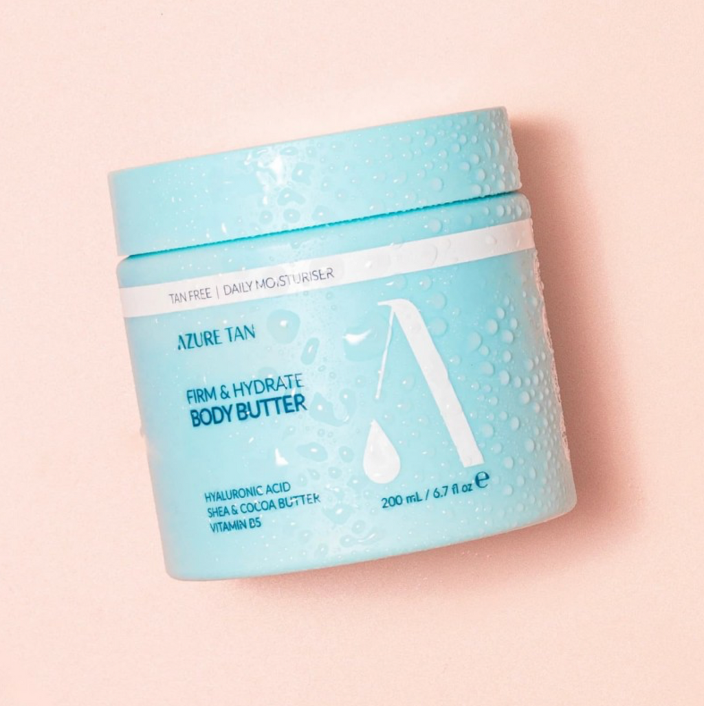 Azure Tan TAN-FREE FIRM&HYDRATE BODY BUTTER | Stangrinantis ir drėkinantis kūno sviestas