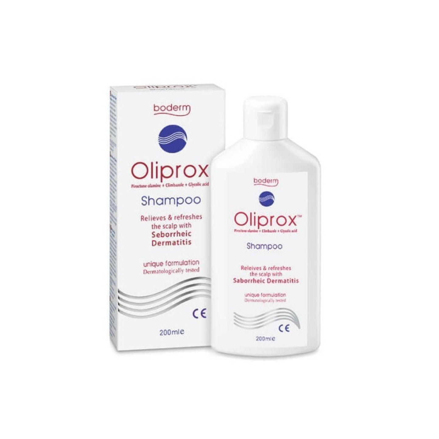 Boderm OLIPROX | Šampūnas seborėjinio dermatito požymiams lengvinti