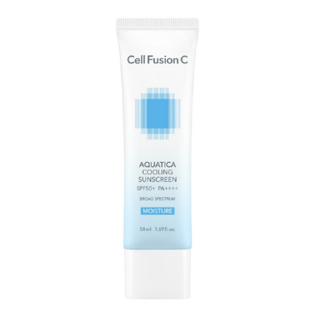 Cell Fusion C AQUATICA COOLING SUNSCREEN SPF50+ PA++ | Vėsinantis ir drėkinantis kremas nuo saulės