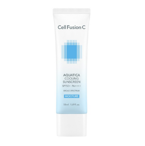 Cell Fusion C AQUATICA COOLING SUNSCREEN SPF50+ PA++ | Vėsinantis ir drėkinantis kremas nuo saulės