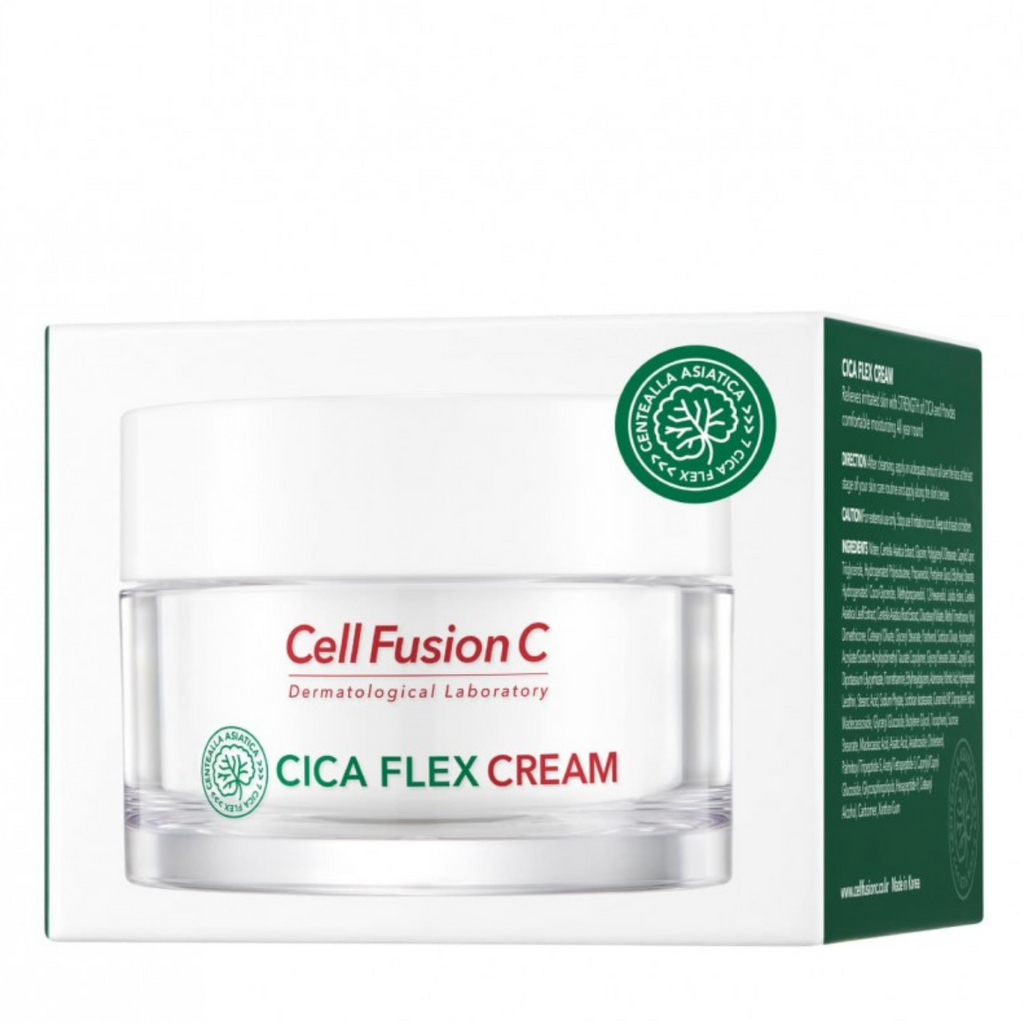 Cell Fusion C CICA FLEX CREAM | Drėkinantis ir raminantis veido kremas 