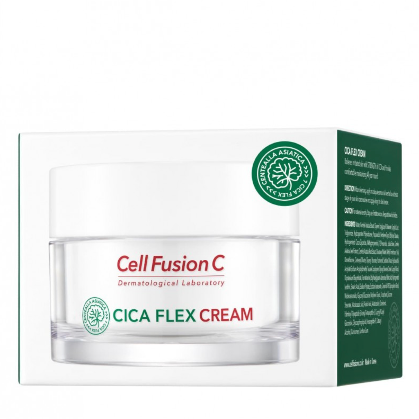 Cell Fusion C CICA FLEX CREAM | Drėkinantis ir raminantis veido kremas 