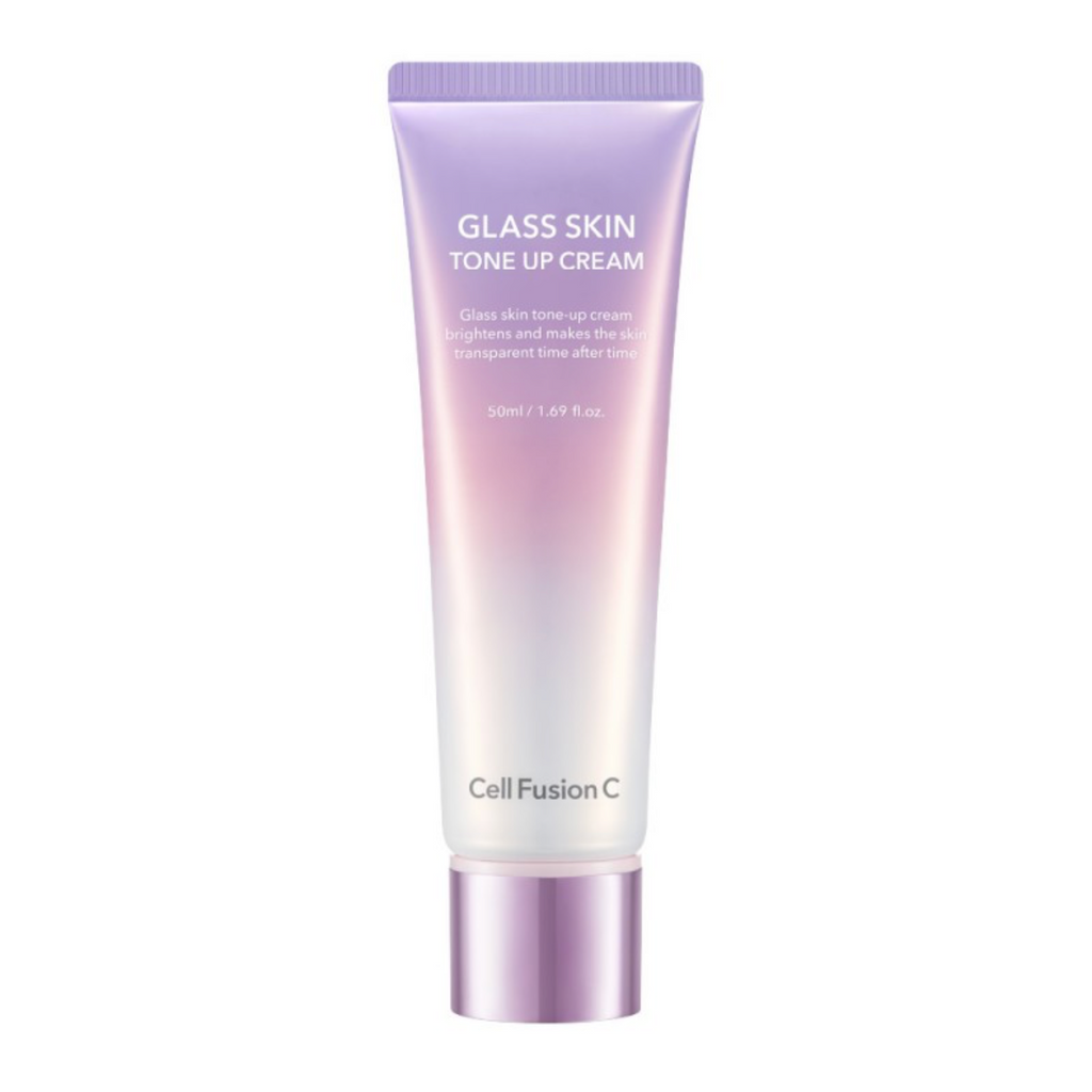 Cell Fusion C GLASS SKIN TONE-UP CREAM | Veido kremas odos spindesiui 