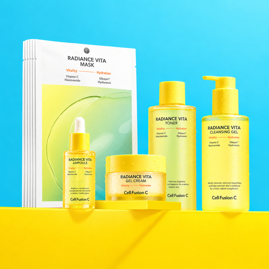 Cell Fusion C GLOW SKIN KIT | Skaistinanti ir drėkinanti odos priežiūros rutina