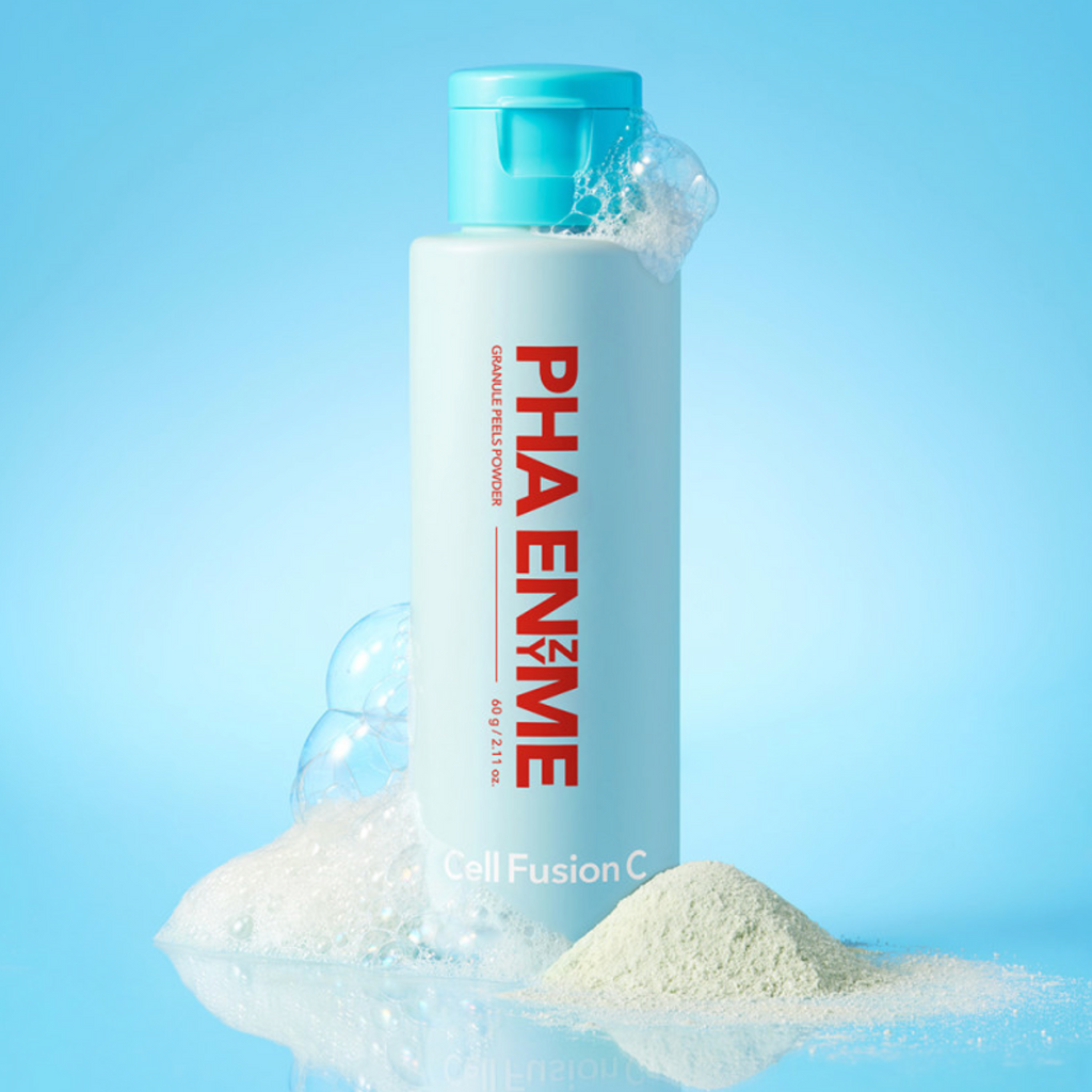 Cell Fusion C PHA ENZYME GRANULES PEELS POWDER | Fermentinis šveitiklis su žaliojo molio milteliais