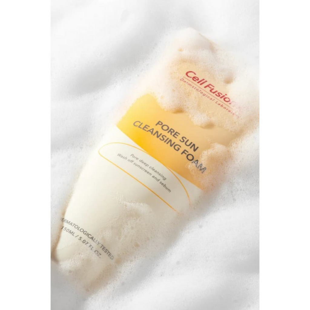 Cell Fusion C PORE SUN CLEANSING FOAM | Veido prausiklis 