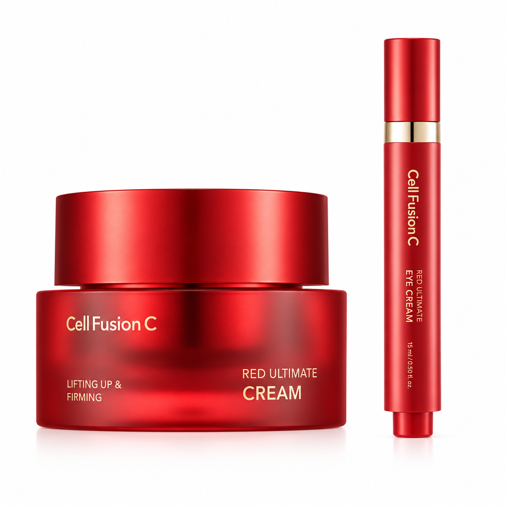 Cell Fusion C RED ULTIMATE KIT | Stangrinamasis veido ir paakių rinkinys