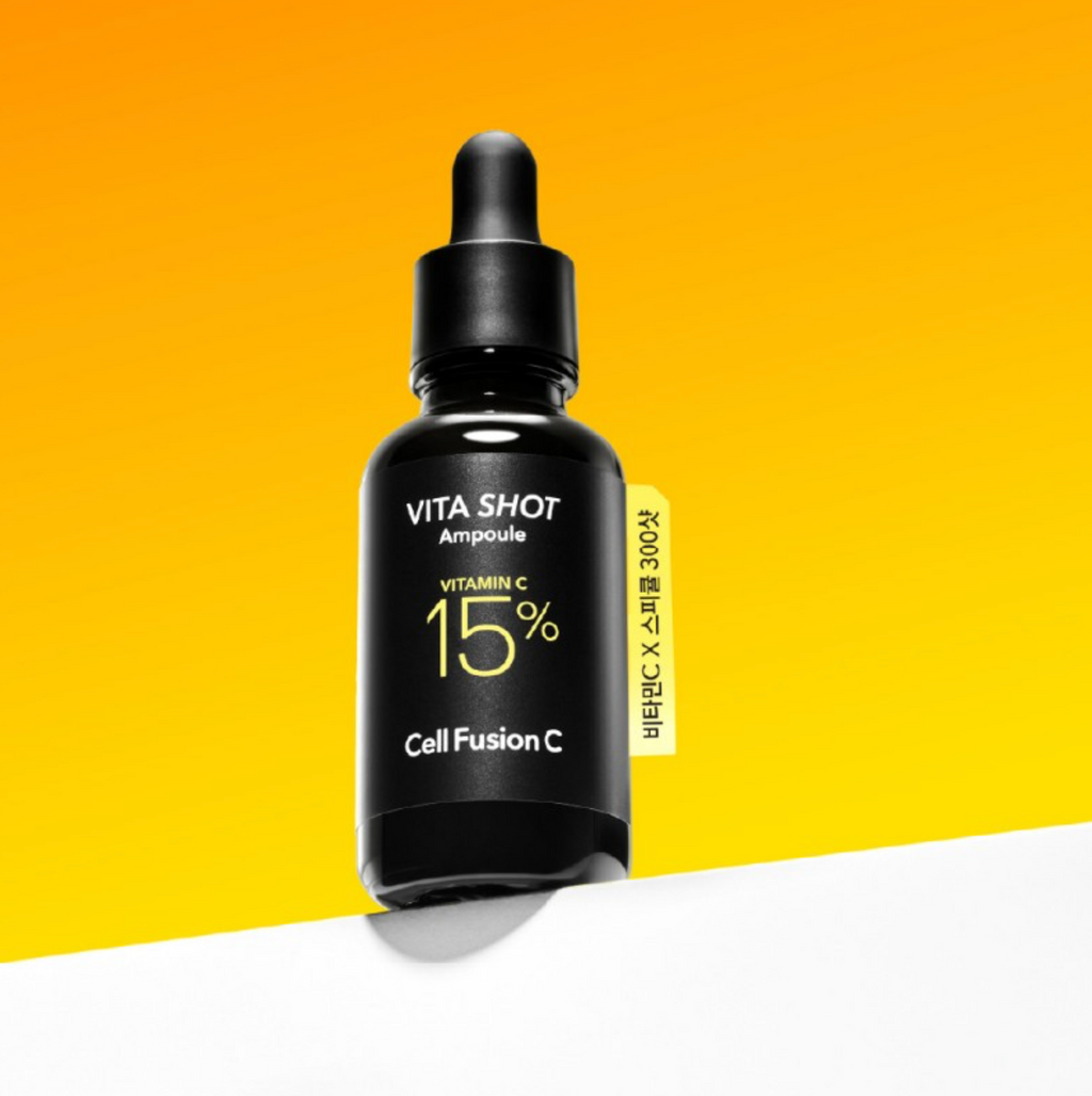 Cell Fusion C TONING C VITA-SHOT AMPOULE | 15% Vitamino C koncentruotas serumas su spikulėmis 