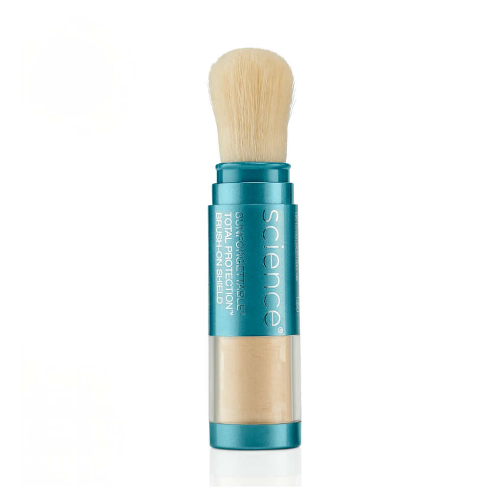 Colorescience SUNFORGETTABLE TOTAL PROTECTION BRUSH-ON SHIELD SPF 30 | Šepetėlis su mineraline pudra
