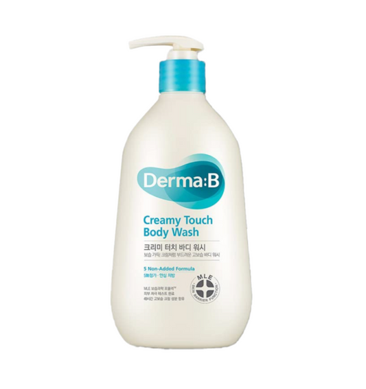 Derma:B CREAMY TOUCH BODY WASH | Hipoalerginis kūno prausiklis